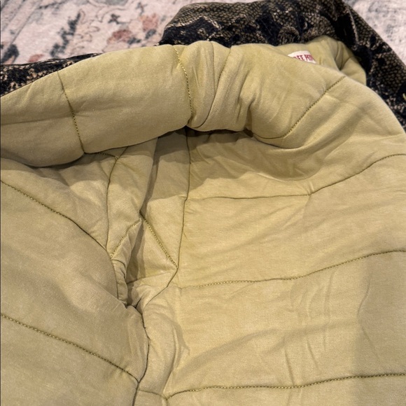 Free People Black and Gold Patterned Jacket - Picture 8 of 8